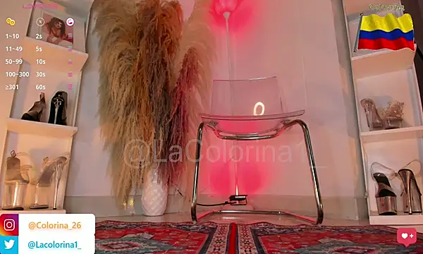 Chat +18 de Lacolorinaa ao vivo