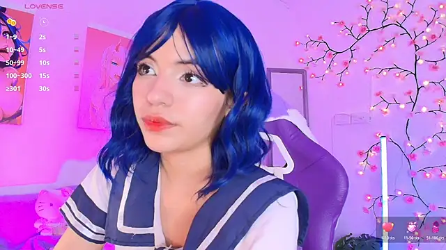 Show de Swannamy na webcam