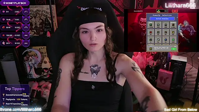 Chat +18 de Lilithara666 ao vivo