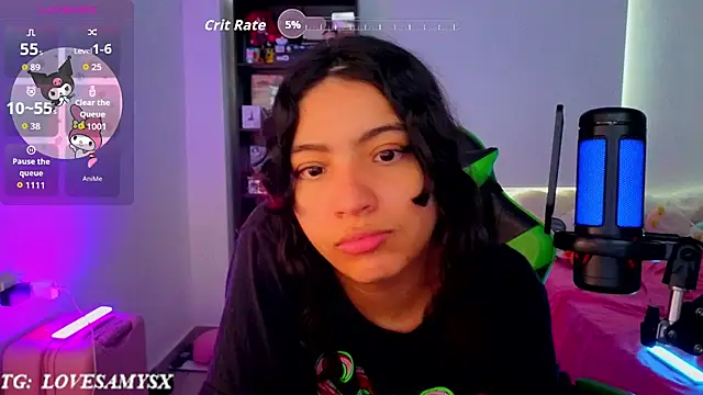 Lovelyamyy élő XXX-chatje