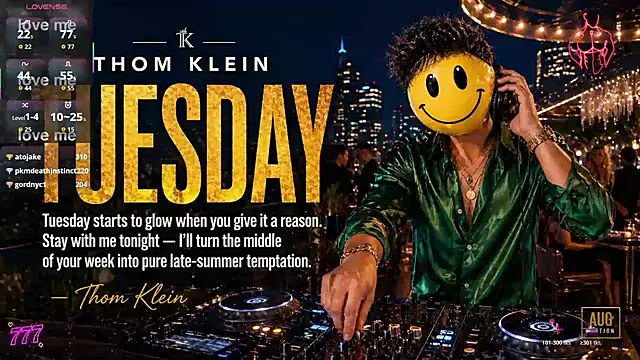 Chat XXX ao vivo de thomklein