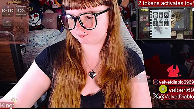Chat XXX ao vivo de VelvetDiablo