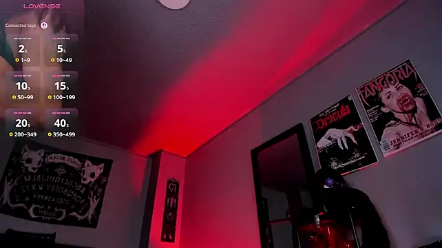 Draculairisのウェブカメラショー