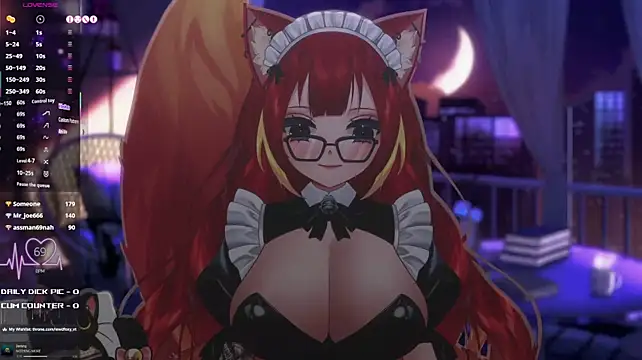 LewdFoxy_VTのライブXXXチャット
