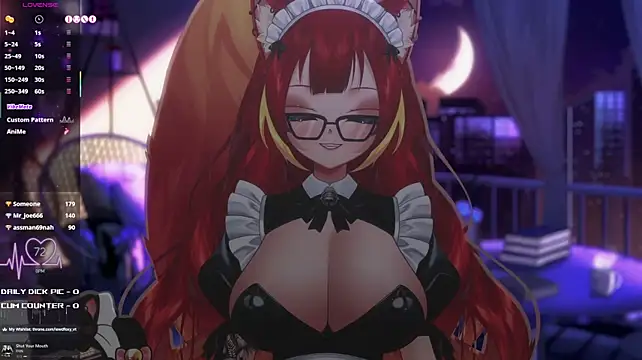 LewdFoxy_VT élő XXX-chatje