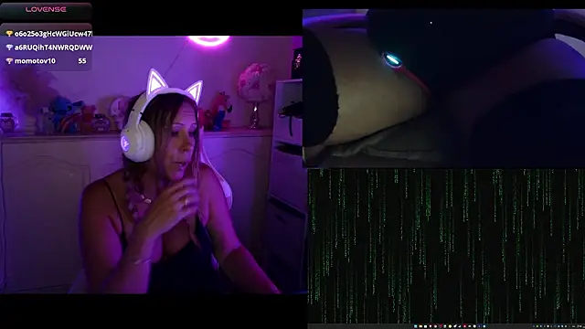 Angie-night Show in webcam