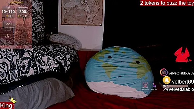 VelvetDiablo 라이브 XXX 채팅