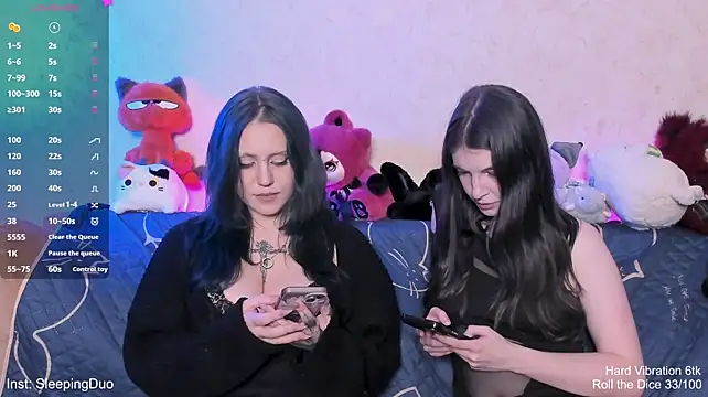 SleepingDuoのライブXXXチャット