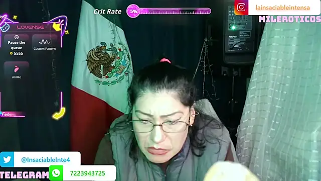 LaInsaciableIntensan Live XXX chat