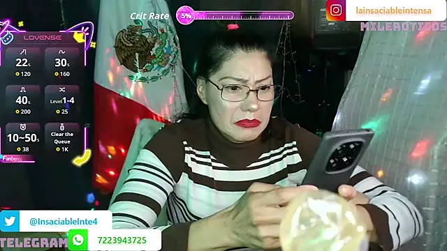 Онлайн чат XXX LaInsaciableIntensa