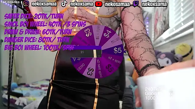 XXX chat uživo modela NekoxSama