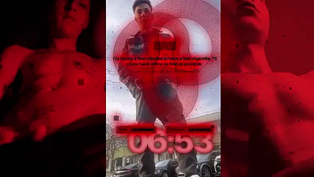 Show modela davesinner na web-kameri