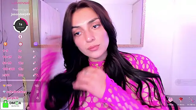 Show de EricaVanderhill na webcam