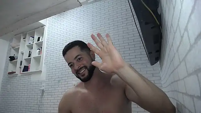 Show de BombeiroHotx na webcam