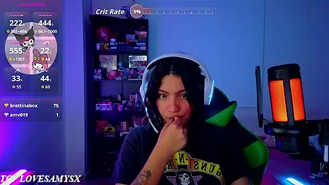 Lovelyamyy élő XXX-chatje
