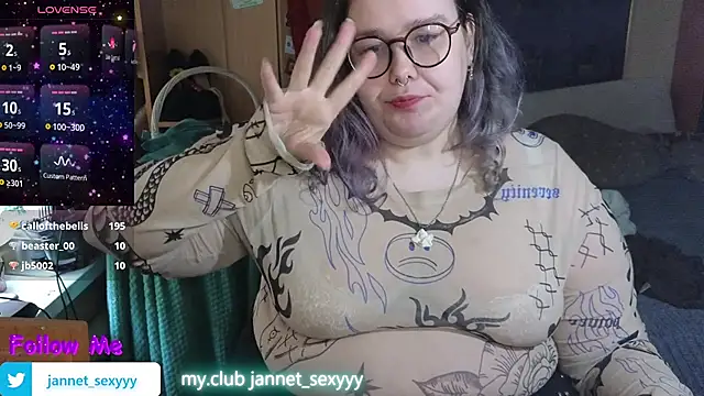 Chatroom XXX en direct de JannetPie