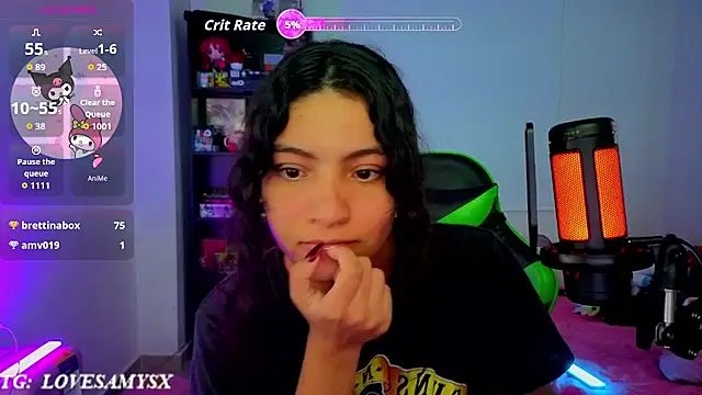 Chat +18 de Lovelyamyy ao vivo