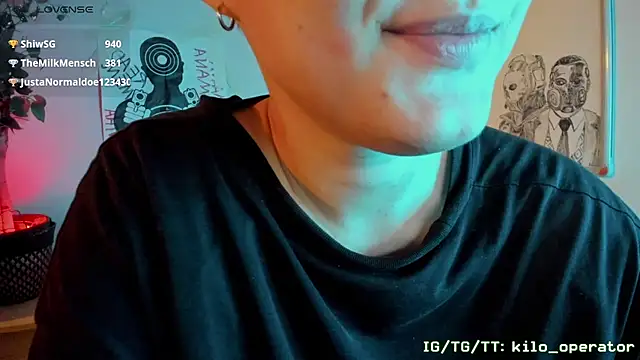 Kilo-09 élő XXX-chatje