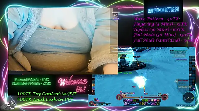 Chatroom XXX en direct de Sarastasia417