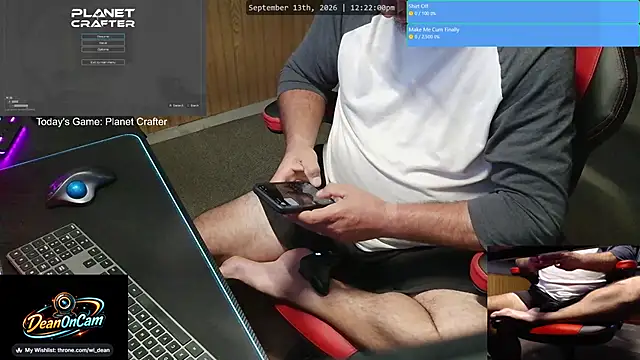 Chat +18 de DeanonCam ao vivo