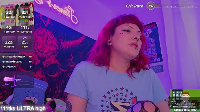 Sarah-Stoner élő XXX-chatje