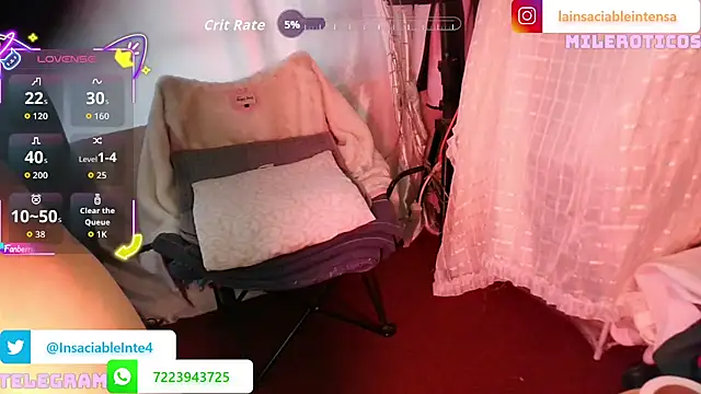 Chat XXX en directo de LaInsaciableIntensa