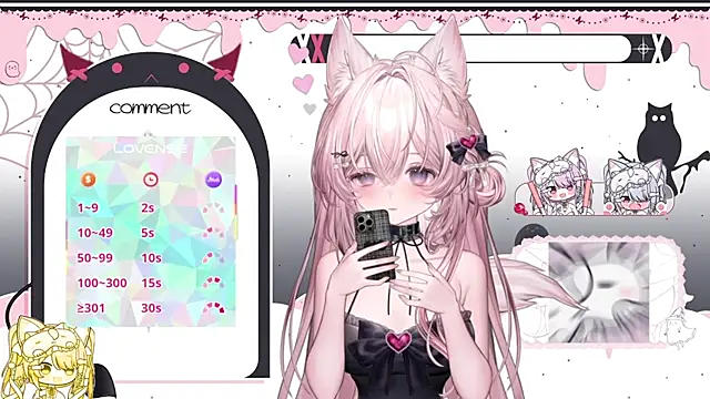 צ'אט XXX בשידור חי של Fatis-Rin-Meow
