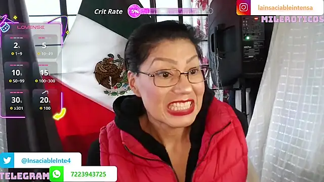 Chat XXX en directo de LaInsaciableIntensa