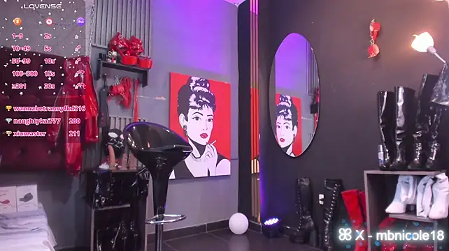 Chat +18 de MissNicoleSds ao vivo