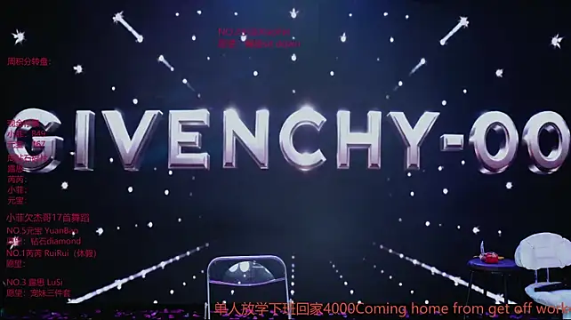 GIVENCHY-001n Webbikameraesitys