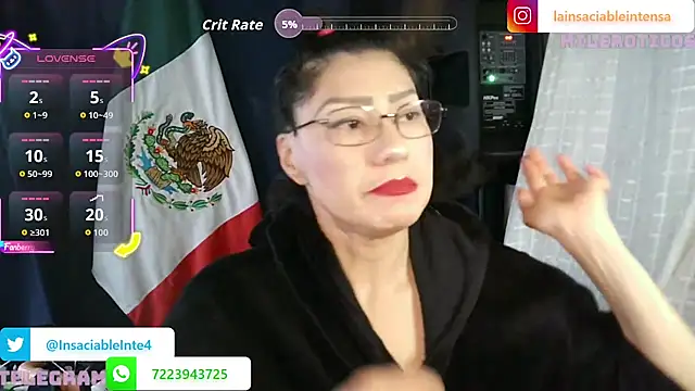 LaInsaciableIntensa Live XXX-chat