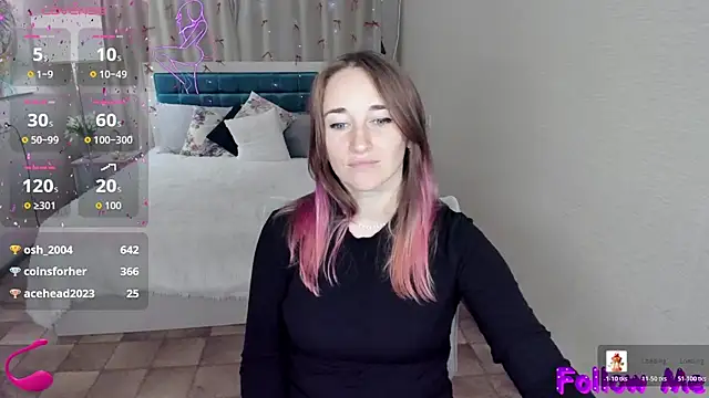 Chat +18 de GraceRainbow ao vivo