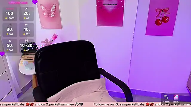 Živý XXX chat Sampuckettbaby