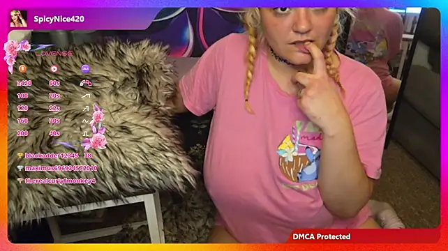 Chat +18 de SpicyNice420 ao vivo