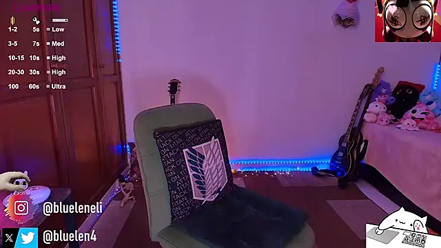 bluelen's Live XXX Chat