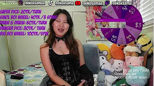 NekoxSama Adlı Modelin Canlı XXX Sohbeti