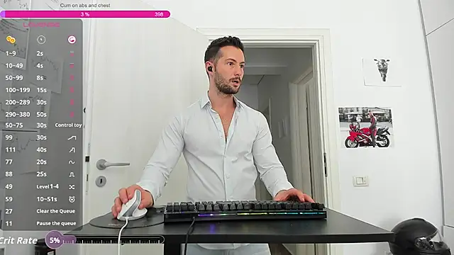 Živý XXX chat ZackFraser