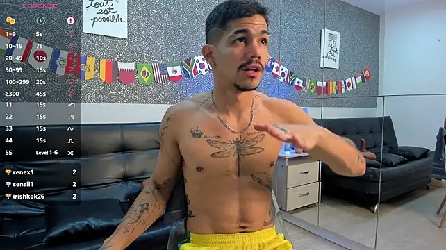 Chat +18 de Jared_Cole ao vivo