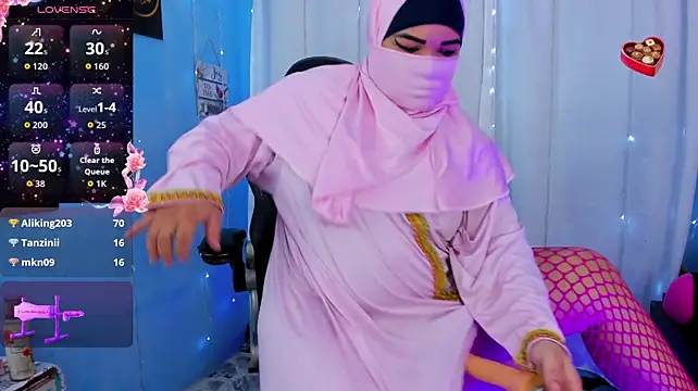 XXX chat uživo modela Falak-Yasin