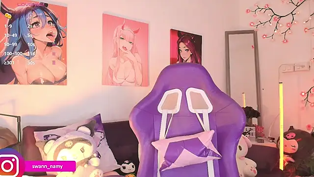 Chat XXX en directo de Swannamy