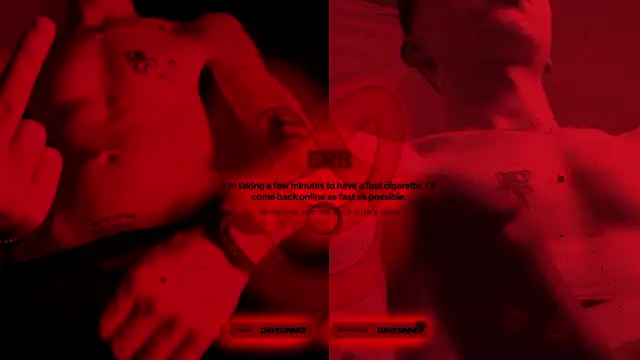 davesinner élő XXX-chatje