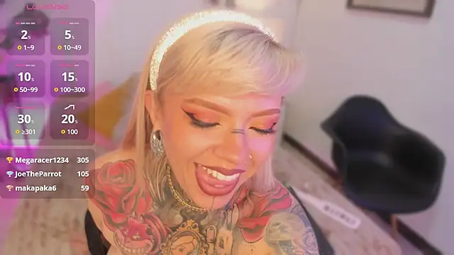 Olivia_samper élő XXX-chatje