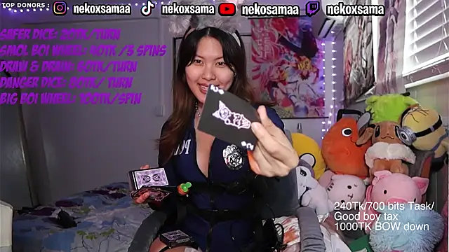 NekoxSama 라이브 XXX 채팅