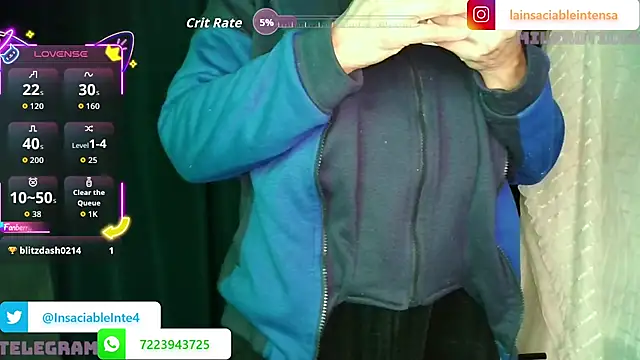 LaInsaciableIntensa's Live XXX Chat