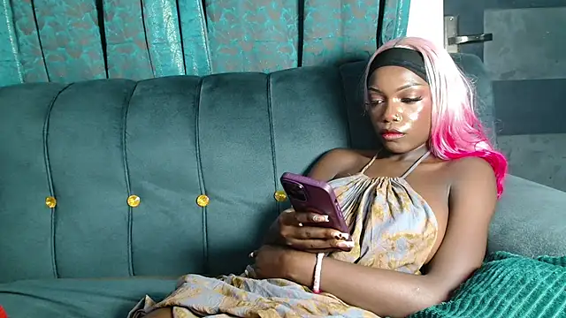 Ebony-Diva Obrolan Langsung XXX