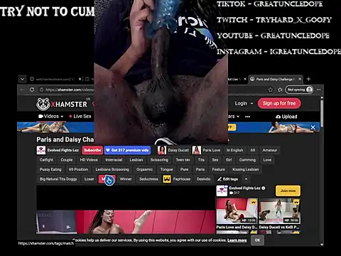 Show webcam de daddydopedickx3