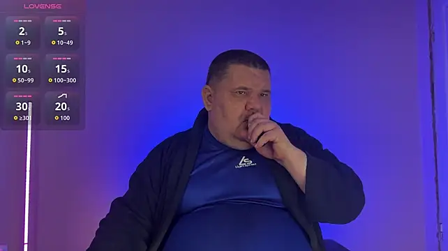 BIGBOSSDADDYX élő XXX-chatje