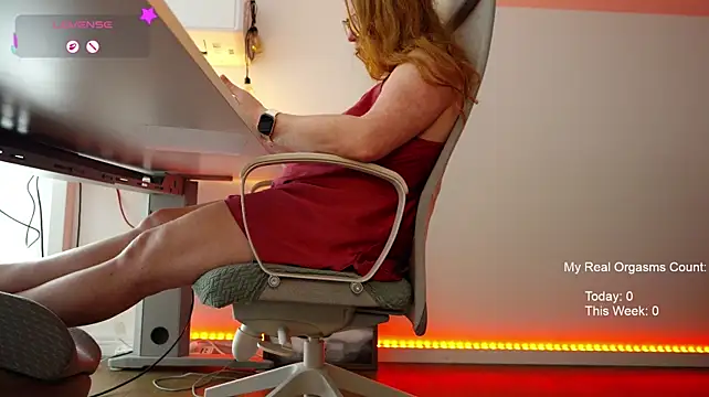 GingerAleMILF élő XXX-chatje