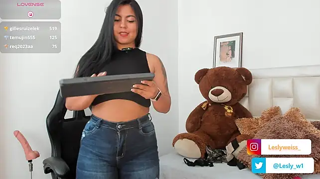 lesly1w Adlı Modelin Canlı XXX Sohbeti