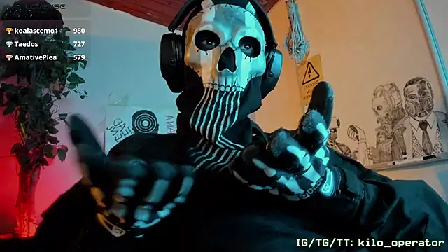 Kilo-09 élő XXX-chatje